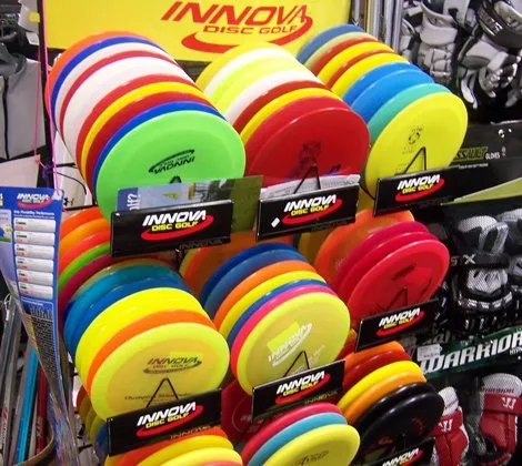 Disc golf equipment available at Sports Barn Ski & Sport