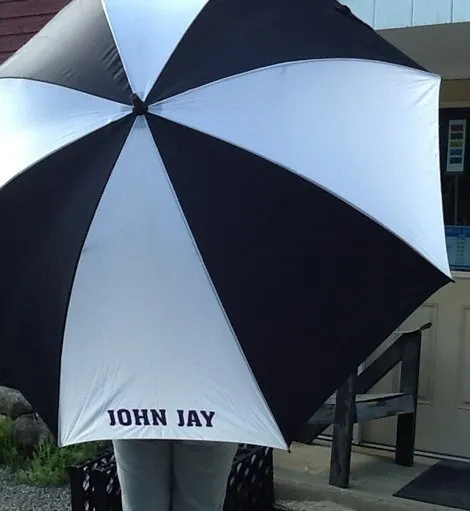 Custom printed umbrella available at Sports Barn Ski & Sport